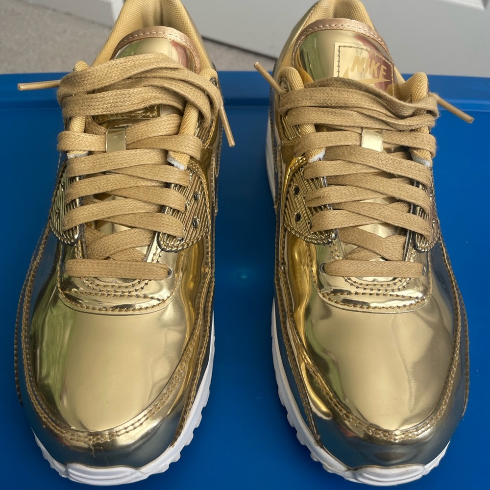Gold Chrome NIKE Air Max